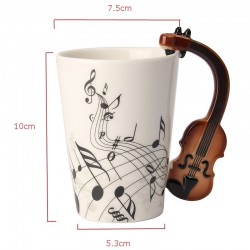 Taza musical Violín